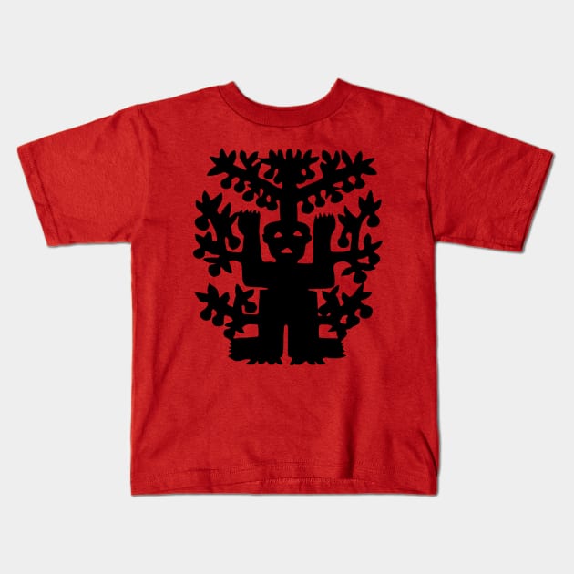 Mexican Folk Art Man #2 Kids T-Shirt by OHH Baby